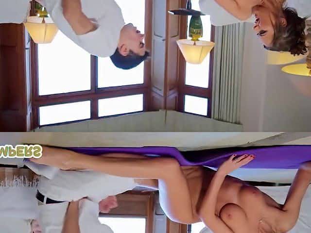 Lil Humpers - Gorgeous Milf Tina Kay Enjoys Jordi's Erotic Massage & Receives His Cum In Her Mouth - Tina kay