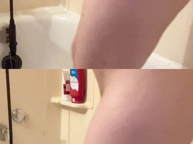 Hana Wash Her Hair in the Bathroom so Sexy Perfect Ass