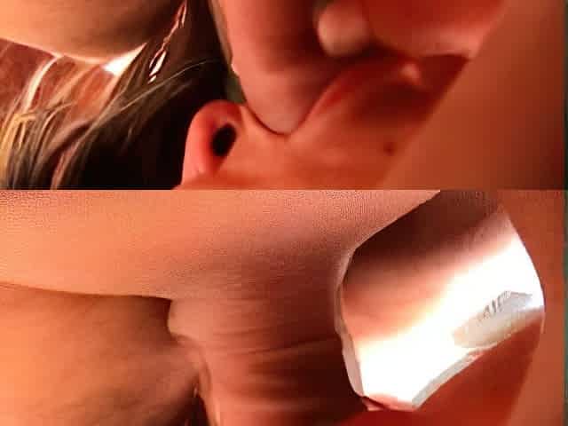 Blowjob cumshot whore gargles pov bukkake fetish cum