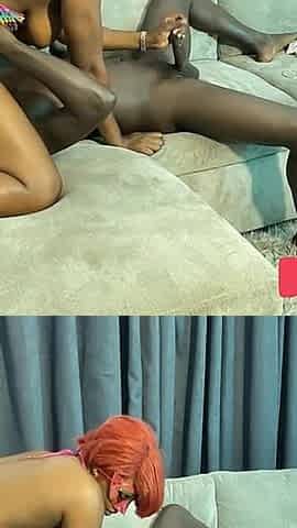 African Girl Stretched Out and Destroyed by Nick Big Cock(2)