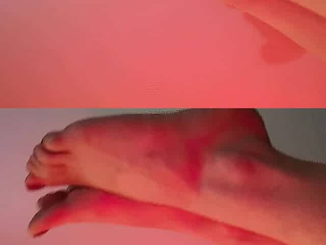 Close Up Feet Fetish Fake Cum ASMR
