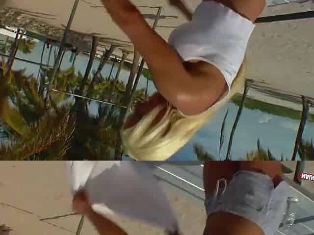 Breasty aged gets all perspired and tops off her workout by riding massive white member