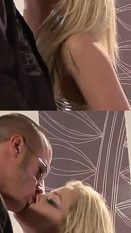 Alexis Texas a big slutty platinum blonde girlfriend wants a big cock in her pussy and gives blowjob