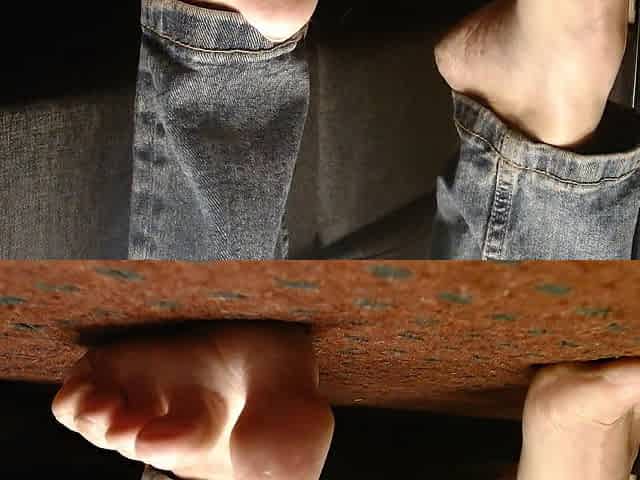 Toe Fetish Curled Widen Wiggling Closeup Toe Fist SFW
