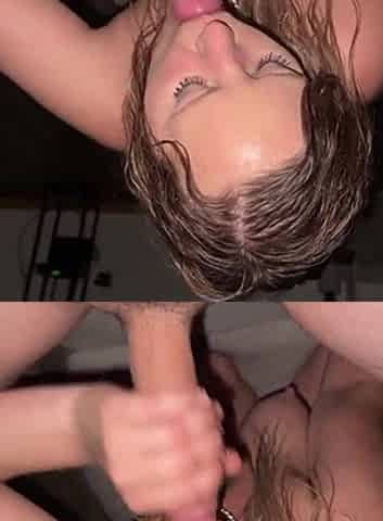 Sneaky Oral sex Outside in Rain and Coarse Hawt Sex