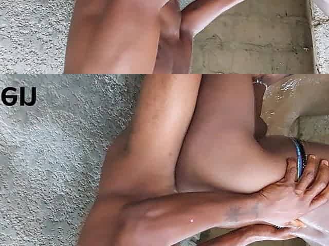Hot Standing Sex Under the Rain