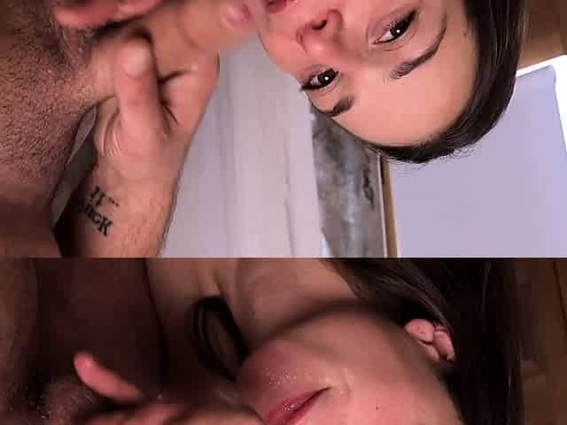 Intense Sloppy DeepThroat & Facefuck with Hotel Surprise -