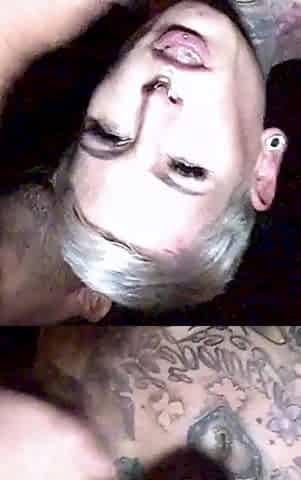 Cheating Fuck Tattoo Bitch Fucked Hard in the Porn Theater!
