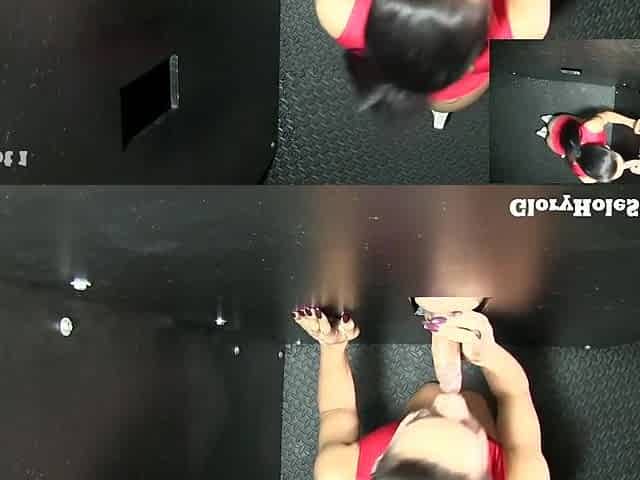 Gia Vendettis First Glory Hole: Swallowing Multiple Cumshots