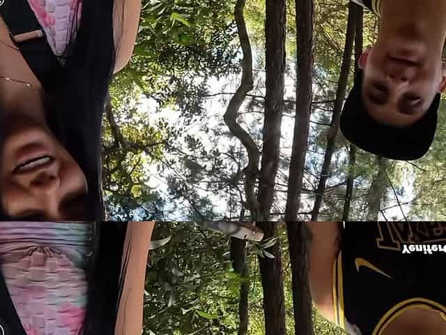 Fucking in the Public Park. Dani Clark.mo