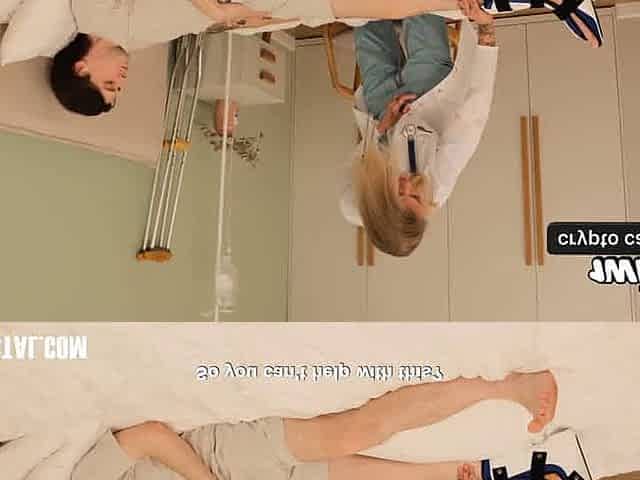 Scorching gonzo fuck-a-thon with a super-naughty nurse and jizz inside her taut snatch - steamy 18-25 year-old light-haired hand
