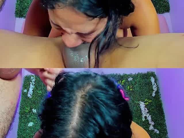 Strong Throat Fucking Of A Beautiful Whore I Met At University