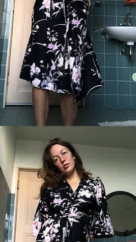 Amateur striptease and Solo masturbation