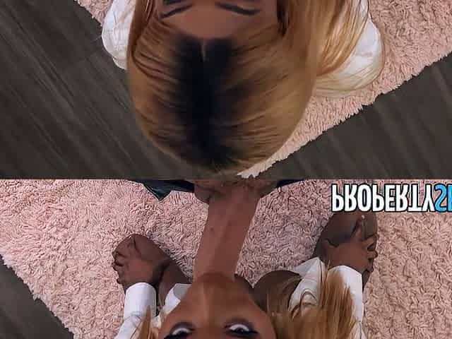 Ebony Real Estate Agent Blows At Her Job