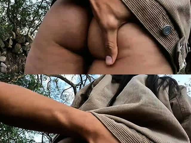 Sucking my friend's thick cock outdoors, we were very horny