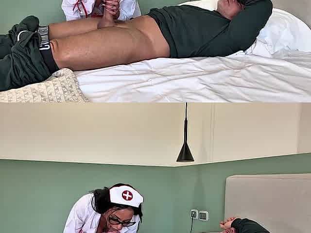 Hawt nurse gets butthole fully pounded