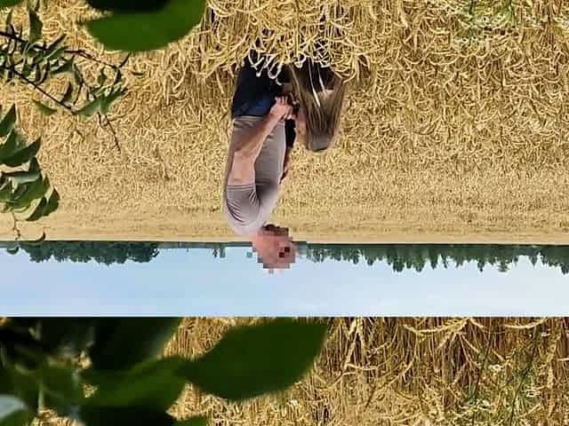 Blonde Cowgirl Gets Creampied in the Field