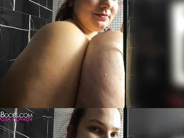 "Valentina Flexing and Squeezing Breasts "