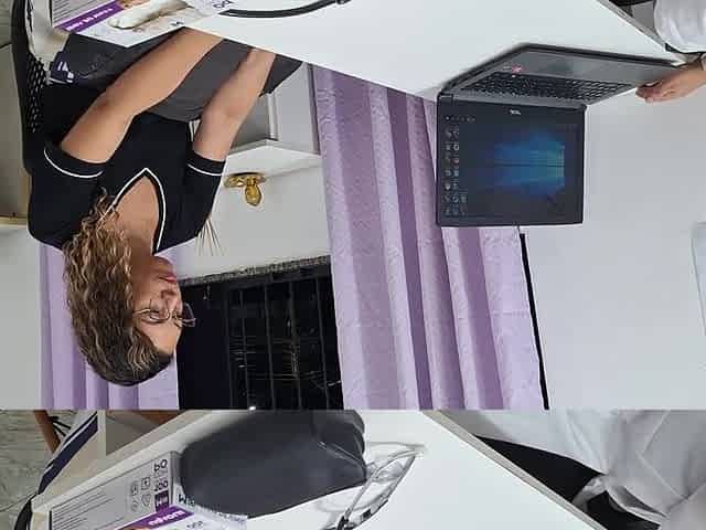 Student goes to the doctor and this guy performs an abdominal exam on her. POV