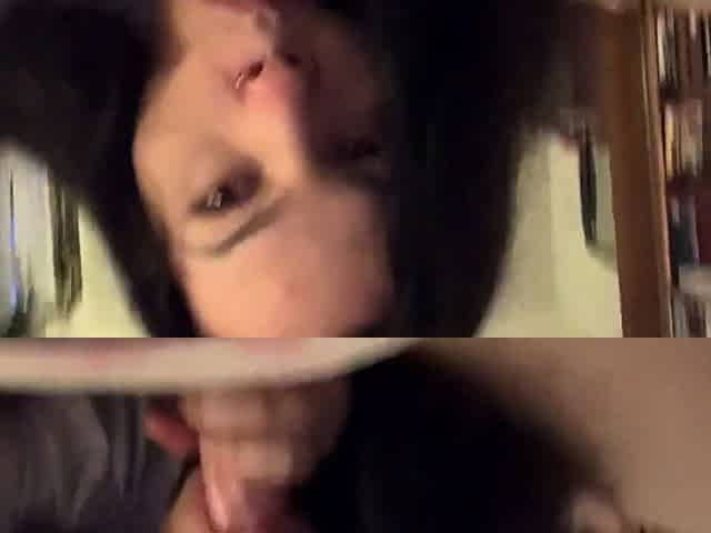 Sucking Him Off POV - Amateur Blowjob Video