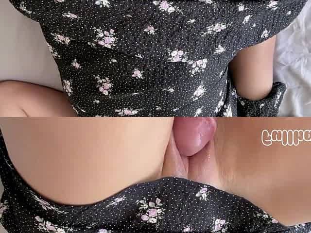 OMG!!!pov rubbing love button and creampie inside