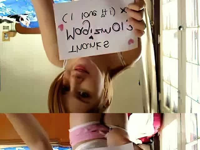 Cute teen anne solo anal masturbation