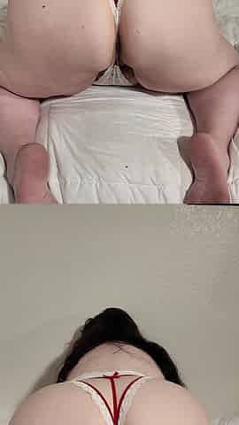 Curvy BBW MILF in Valentines Lingerie