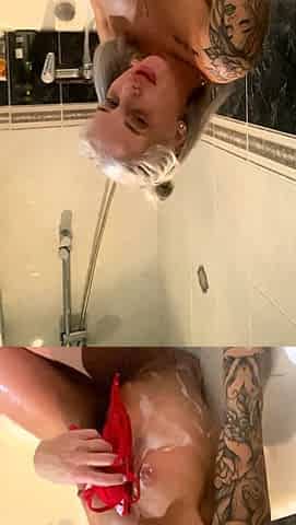 Spy Camera Watches Big Tit Amateur Milf In The Shower