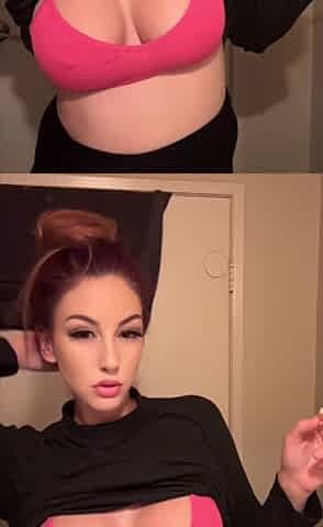 Artemisia Love Smoking a Cigarette and Showing Her Perfect Tits
