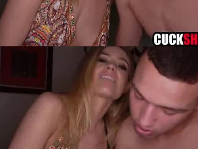 Cuckold hubby enjoys sharing wife with other studs
