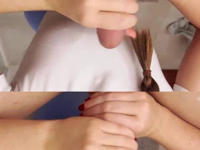 Juicy Gym Clothing In The Shower After Sloppy Oral pleasure & Spunk fountain - Peaky Brownies