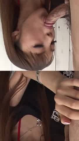 This Slender Legged Sexy Asian Female Ripped Her Jeans so This Guy Could Get in