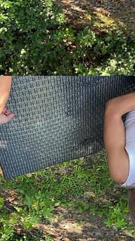 Cheyenne Jewell Plays with Lora Cross Abs and Bellybutton