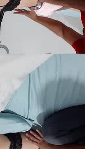 I massage my stepsister to make her horny