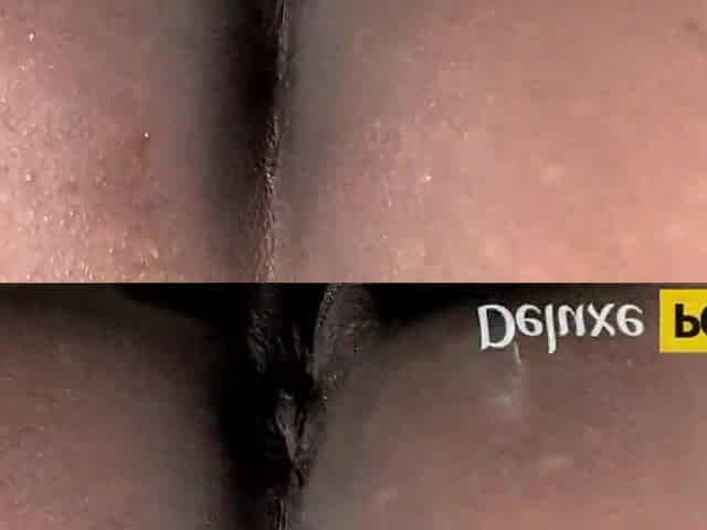 Ebony filly Nirina Campbell butt drilled