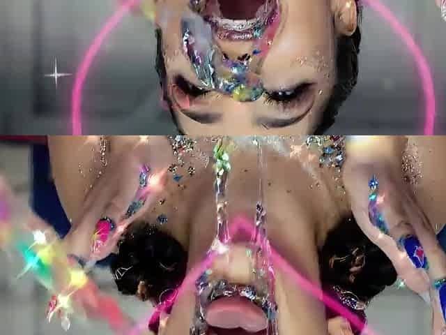 Cute Glittery Honeys Get Obscene With Candy Cumshots compilation braces braids www ai