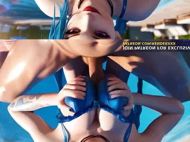 Jinx Titjob Cum On Face