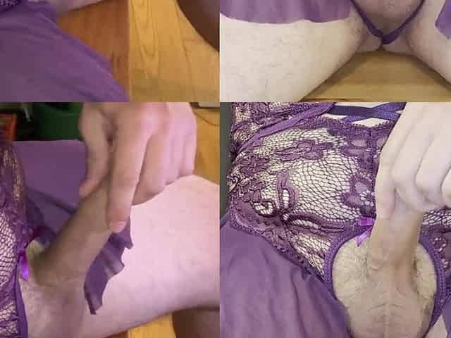 Stud masturbating uncut dick, sleeve masturbation and biggest ejaculation sitting wearing open crotch underware