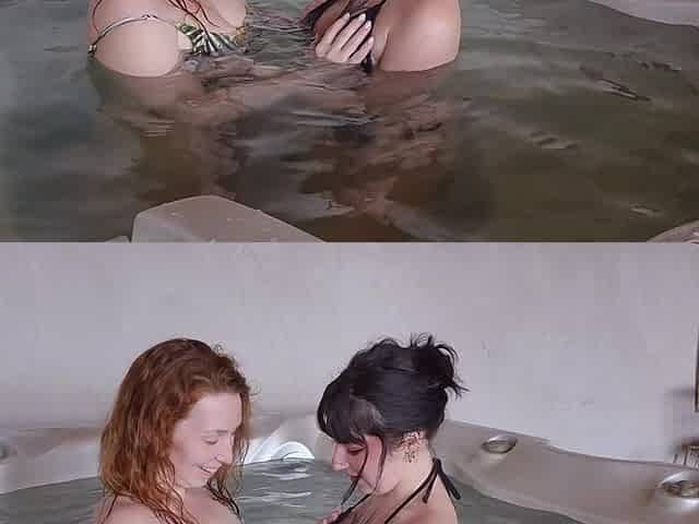 Duo Jaccuzzi Lesbian