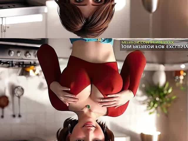 CG Animation : Large Hero 6 - Cass Doggy style Drilled in Kitchen