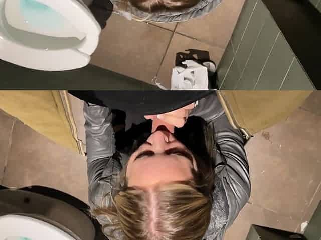Snuck Into the Restroom at the Club to Have Sex with a Line of People Waiting!