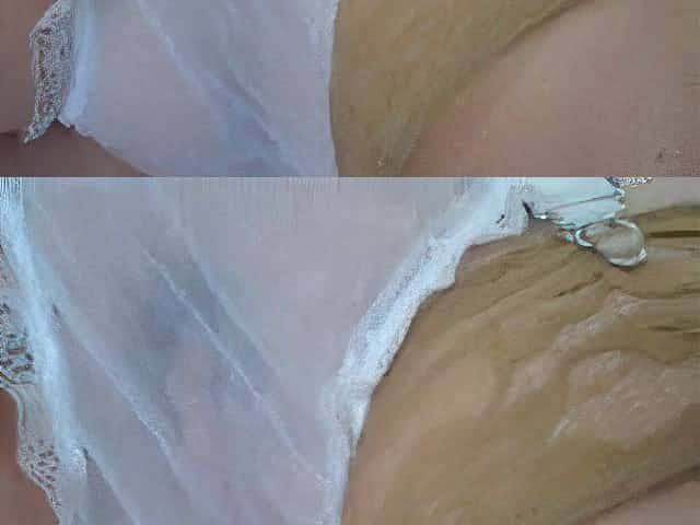 Kim and her sissy in sheer panties