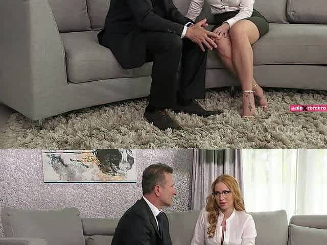 Aroused Boss Office Meeting