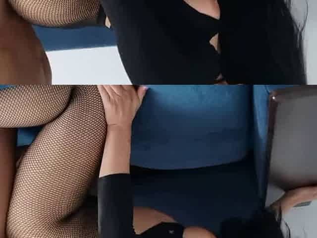 Hard Sofa Sex With My Big-Cock Neighbor - Creamy Teen Orgasm