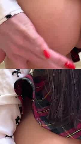 A College Girl Seduced a Math Teacher. Sex Close-up