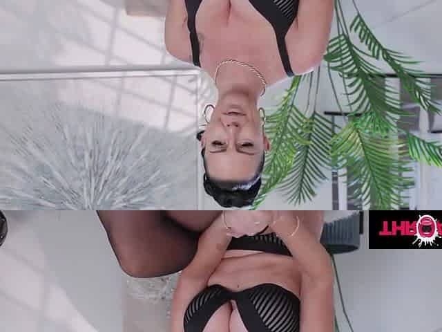 Shoves A Big Cock In Her Mouth