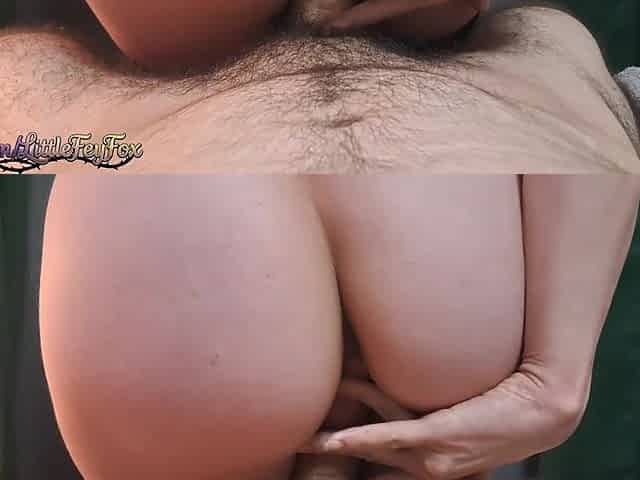 Small Babe Tries to Run From Large Penis