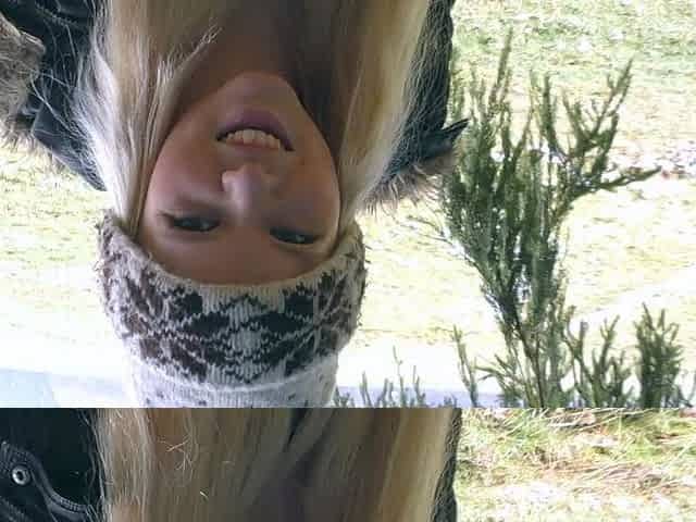 Hardcore double blonde blowjob