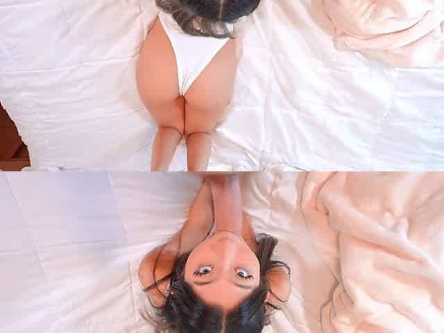 Slim Asian Babe Deepthroats And Gets Tight Pussy Fucked POV