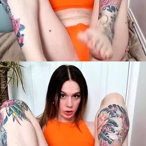 Maitresse Madelines solo foot fetish POV